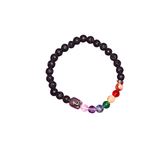 Pulsera 7 Chakras con Buda y Piedra Volcánica (Protección y Equilibrio)