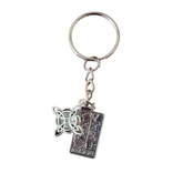 Llavero Nudo de Bruja con Carta de Tarot (Protección y conexión mágica)