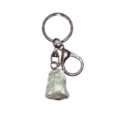 Llavero de Aventurina Verde Natural en Bruto