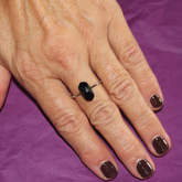 Anillo Plateado Ojo Turco Brillante – Elegancia y Protección