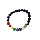 Pulsera Siete Chakras Buda Negra (equilibrio espiritual)