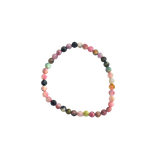 Pulsera Facetada de Turmalina 4mm (Protección y Limpieza)