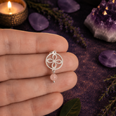 Colgante Sigilo de la Abundancia en Plata de Ley 925 con Mineral ACTIVADO (Prosperidad, Protección y Energía Positiva)