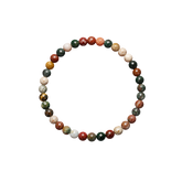 Pulsera Facetada de Ágata India 4 mm (Salud, Protección y Armonía)