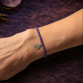 Pulsera Facetada de Amatista 3 mm con Árbol de la Vida en Plata de Ley 925 – ACTIVADA (Salud, Bienestar y Equilibrio)