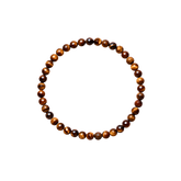 Pulsera Facetada de Ojo de Tigre 4mm (Protección, Fuerza y Confianza