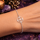 Pulsera Sigilo de la Abundancia en Plata de Ley 925 ACTIVADA (Riqueza, Prosperidad y Expansión)