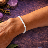 Pulsera de Selenita Natural (Limpieza, Armonía y Equilibrio)