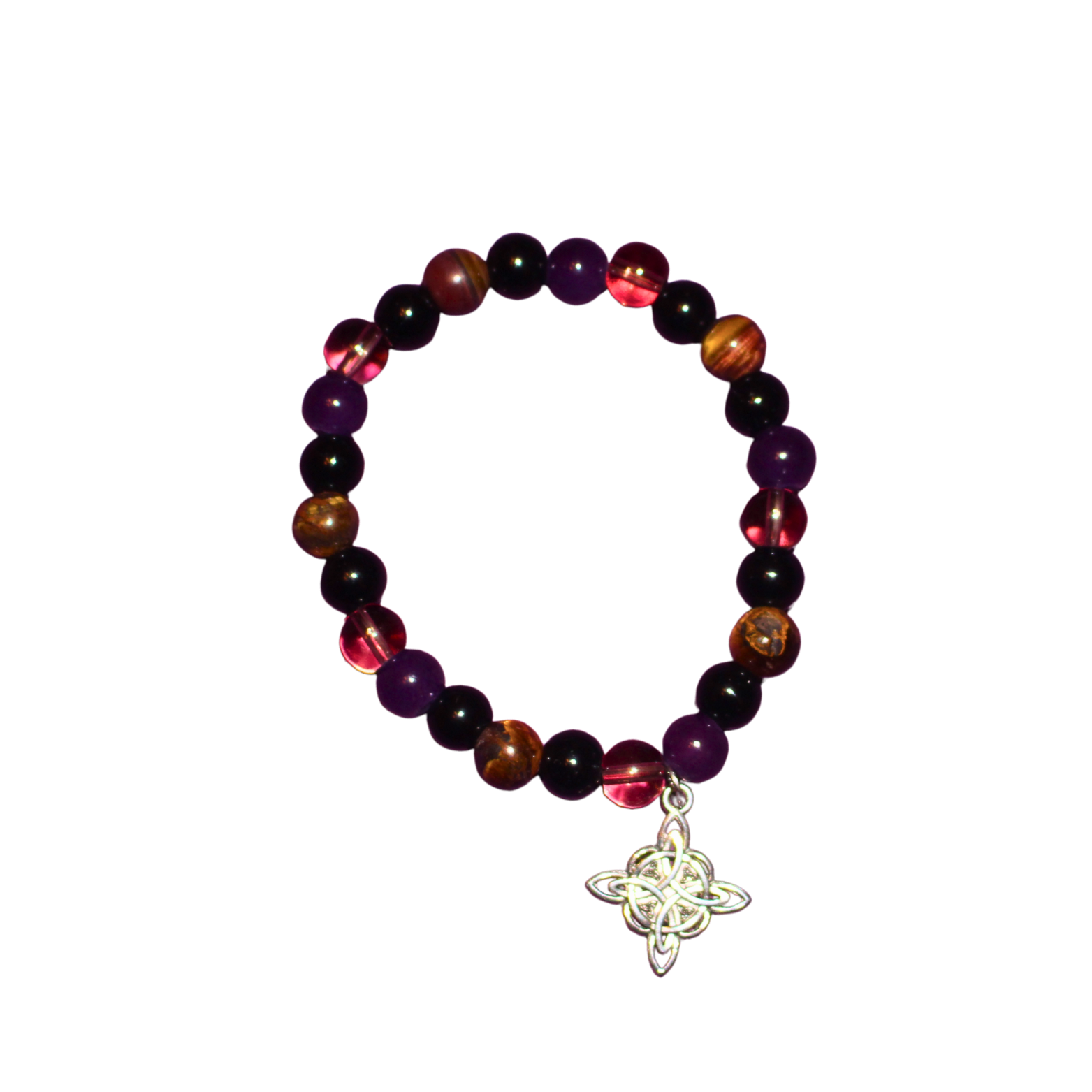 Pulsera con Nudo de Bruja 6 mm (Protección y Energía Mágica)