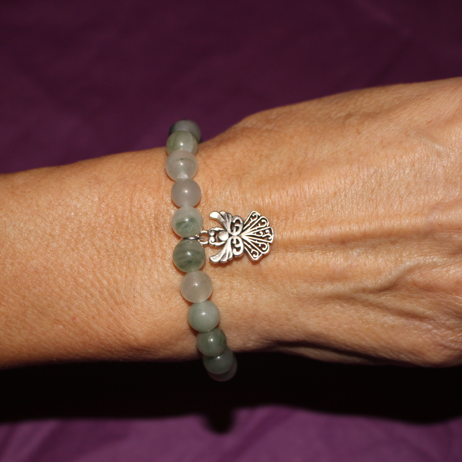 Pulsera Ángel de la Guarda 6 mm (Protección, Luz y Acompañamiento)