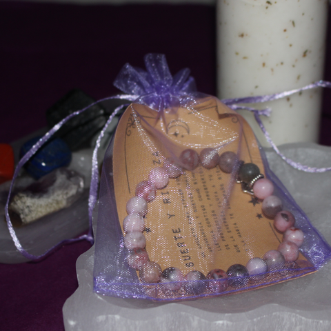 Pulsera de la Mamá 6 mm (Amor, Gratitud y Protección)