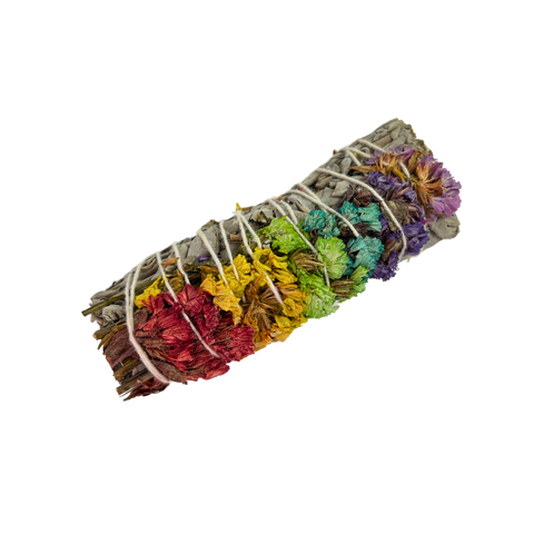 Sahumerio de Salvia Blanca con 7 Chakras Sinuata