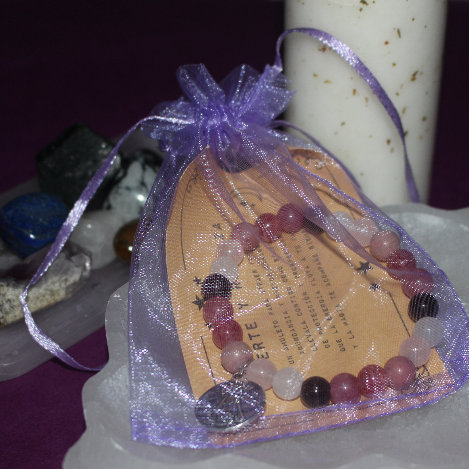 Pulsera Virgen de los Desamparados 6 mm (Salud, Protección y Consuelo)