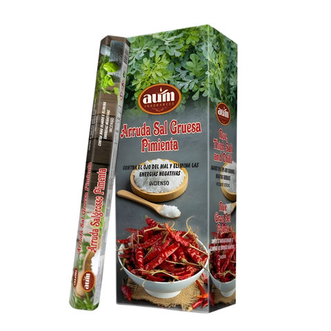 Incense of Coarse Salt, Rue and Pepper (Protection, Cleansing and Energy Shield)