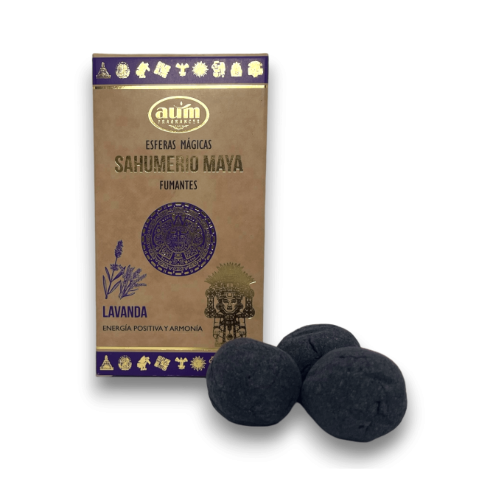 Bombitas de Defumación Maya Lavanda (equilibrio emocional y calma)