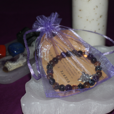 Pulsera con Nudo de Bruja 6 mm (Protección y Energía Mágica)