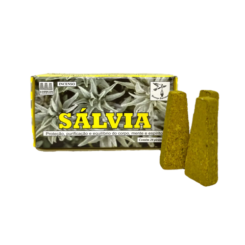 Conos de Incienso Salvia Blanca (Limpieza y Purificación)