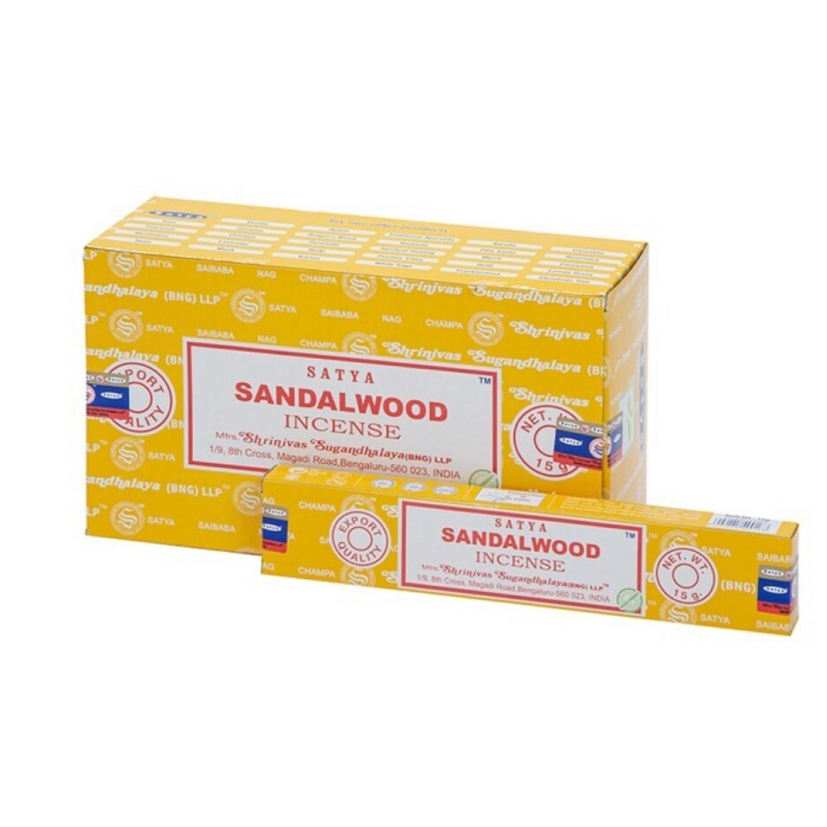 Incienso Sándalo - Satya (Armonía, Paz y Bienestar)