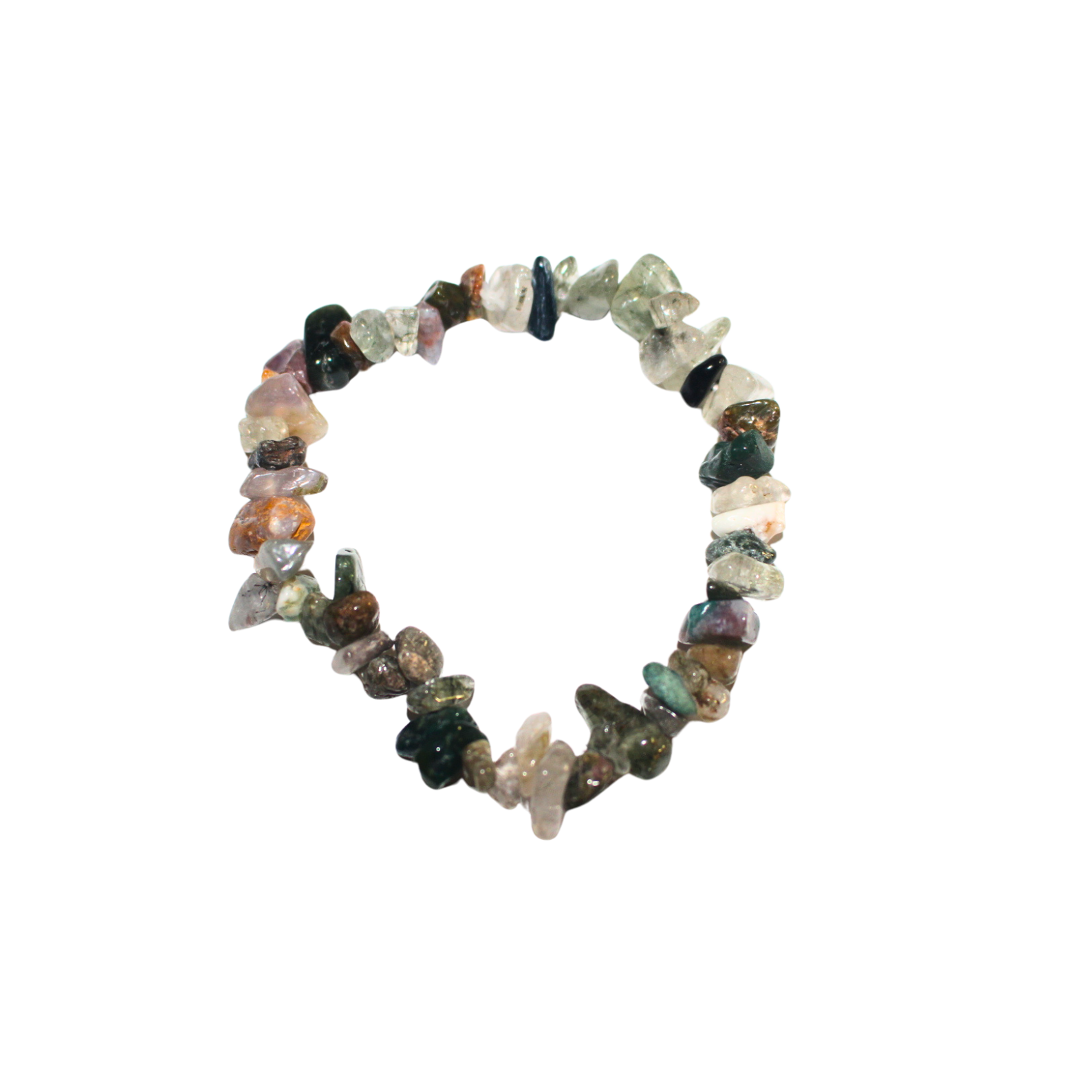 Pulsera Chip de Ágata India (Protección y Equilibrio)