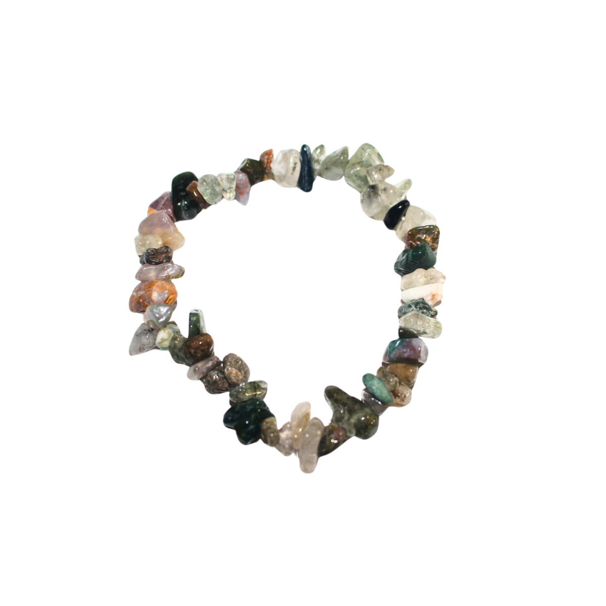 Pulsera Chip de Ágata India (Protección y Equilibrio)