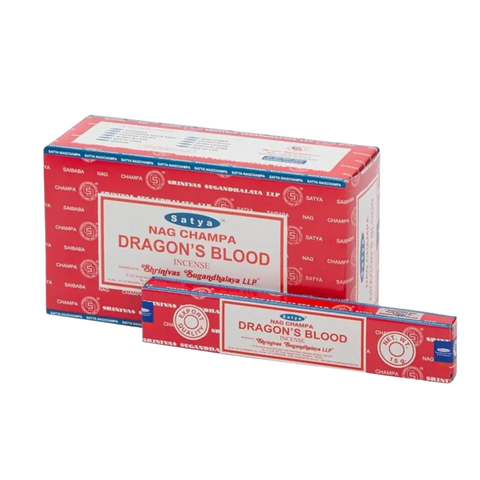 Incienso Dragon’s Blood/Sangre de Dragón – Satya (Protección, Fuerza y Purificación)