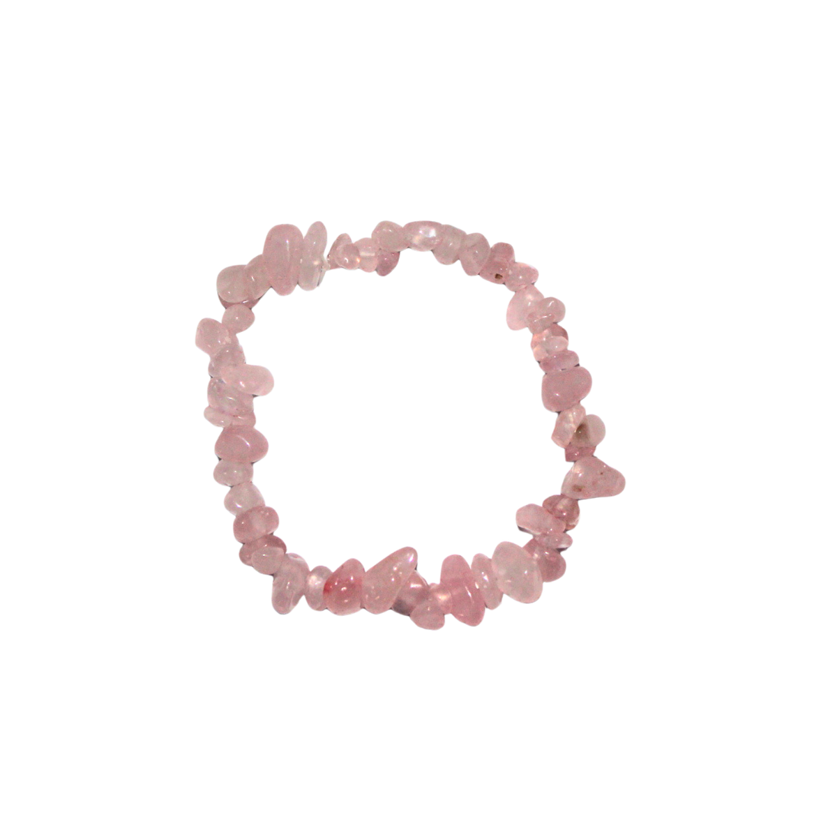 Pulsera Chip de Cuarzo Rosa (Amor, Calma y Energía Positiva)