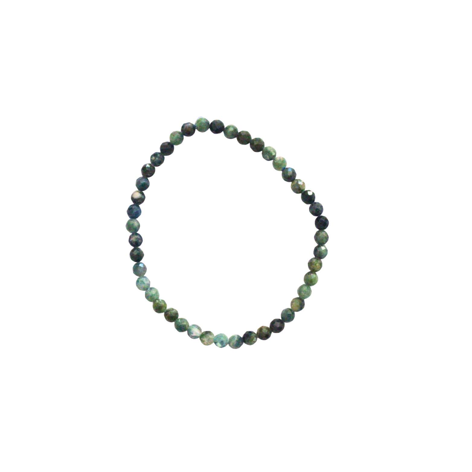 Pulsera Facetada de Turmalina 4mm (Protección y Limpieza)