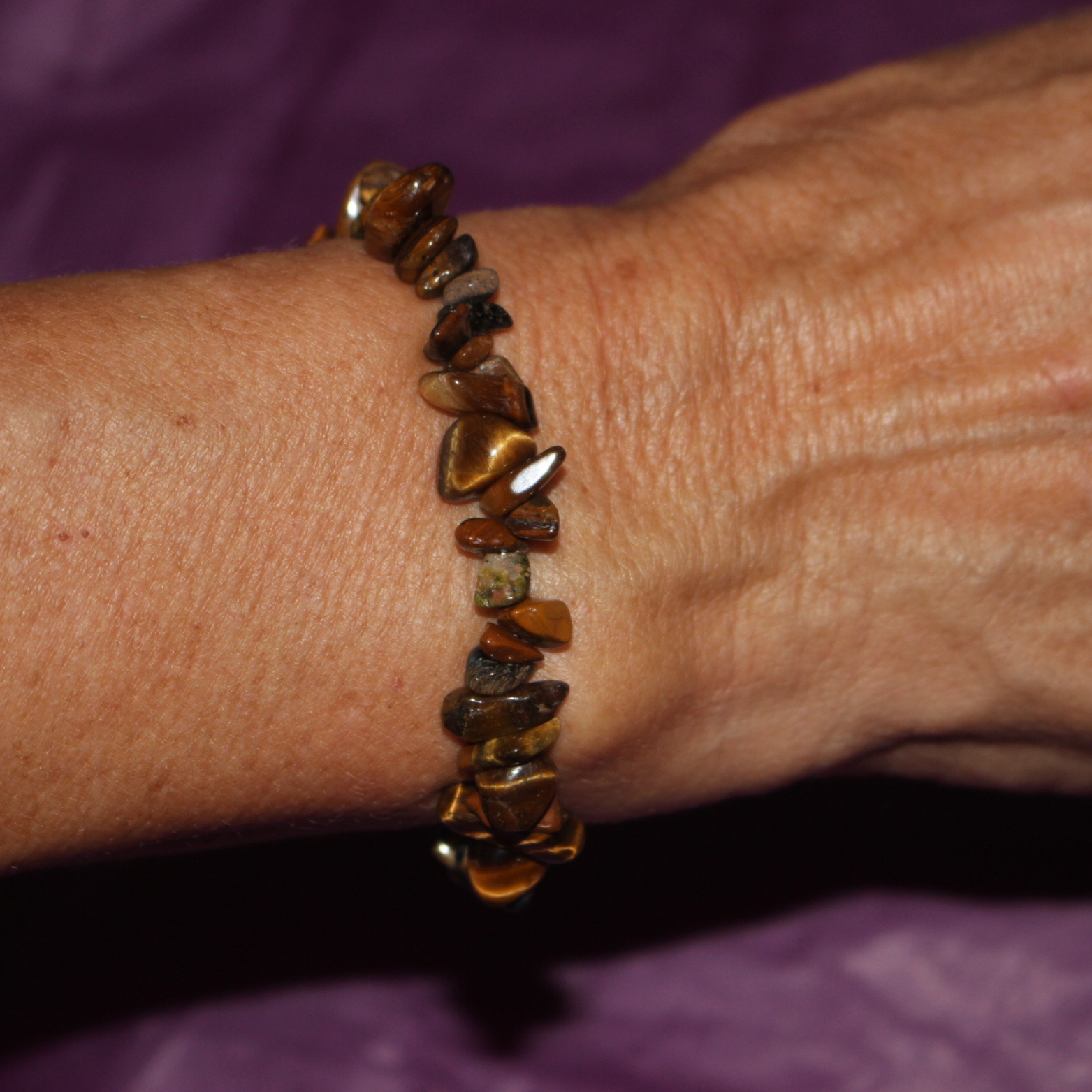 Pulsera Chip de Amatista (Calma, Intuición y Armonía Espiritual)