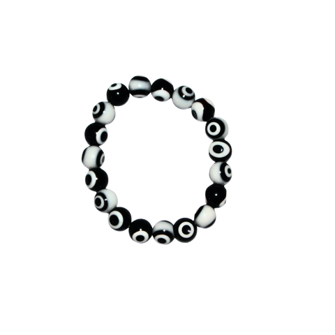 Pulsera Ojo Turco negro (defensa y vibraciones positivas)