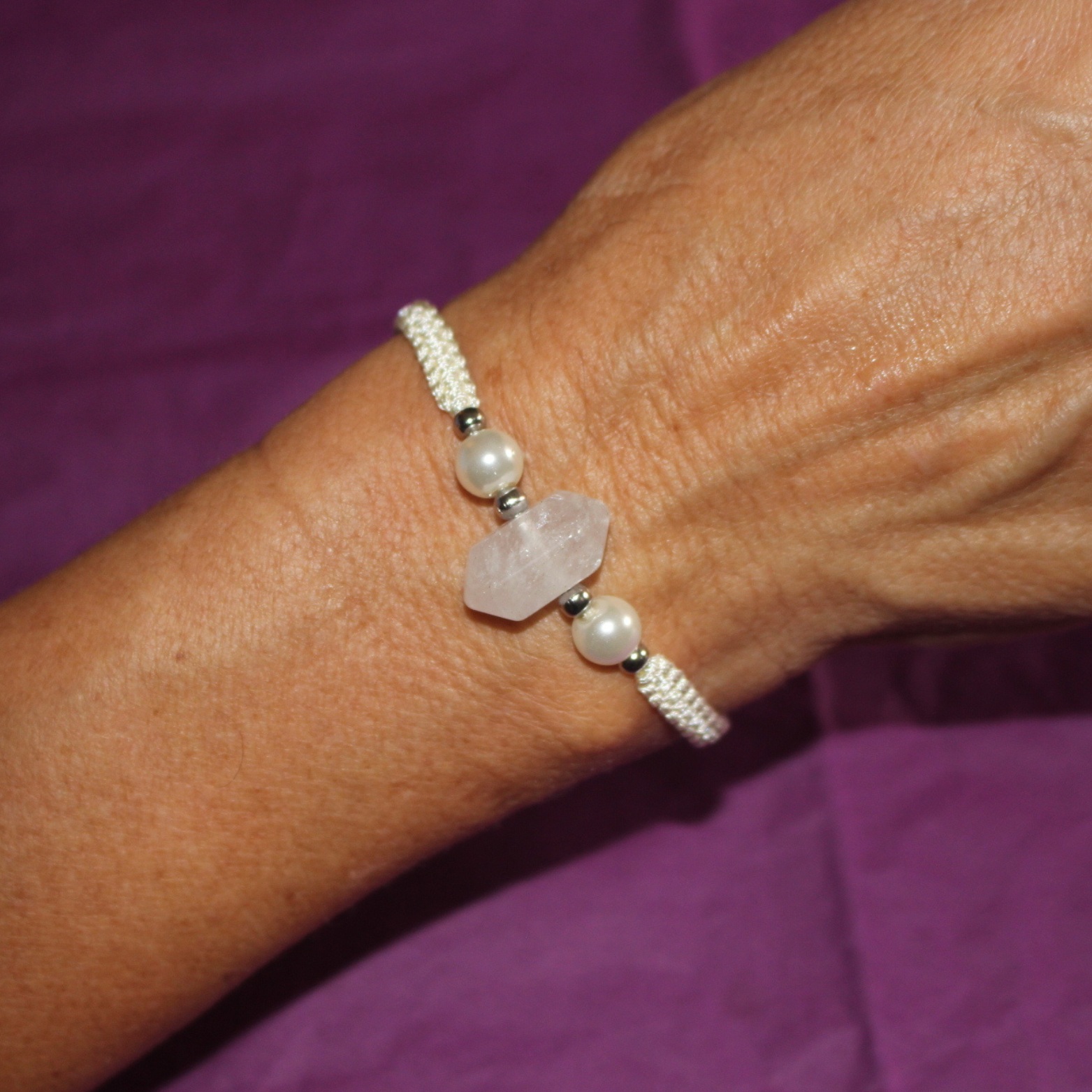 Pulsera de Cuarzo Sintético