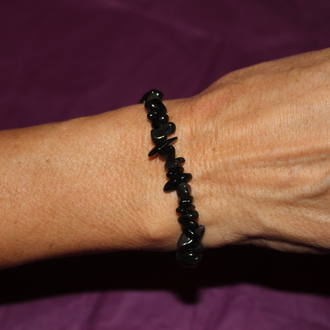 Pulsera Chip de Obsidiana (Protección, Fuerza y Transformación)