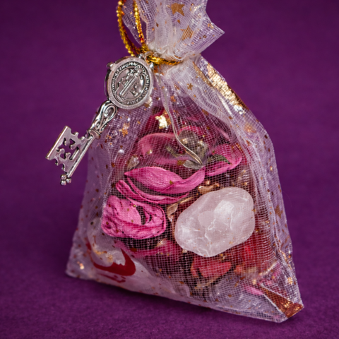 Bolsita Ritualizada para Atraer el Amor y tener Pareja (San Valentín, Amor Verdadero y Apertura Emocional)