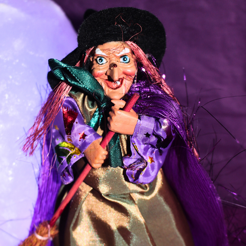 Bruja de la Suerte de Trapo – Amuleto de Suerte, Protección y Magia