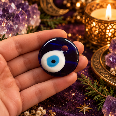 Colgador Ojo Turco Protector – RITUALIZADO (Mal de Ojo, Envidias y Protección Energética)