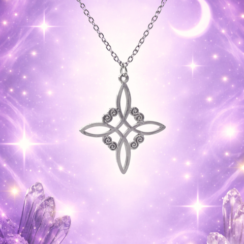 Colgante Nudo de Bruja ACTIVADO (Protección y Sabiduría Ancestral)