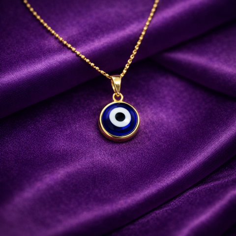 Colgante de Ojo Turco Azul (Protección y Buena Suerte)