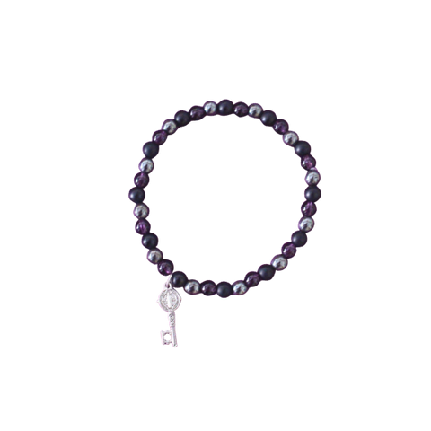 Pulsera Abrecaminos Llave de San Benito 4 mm (Protección y Apertura de Caminos)