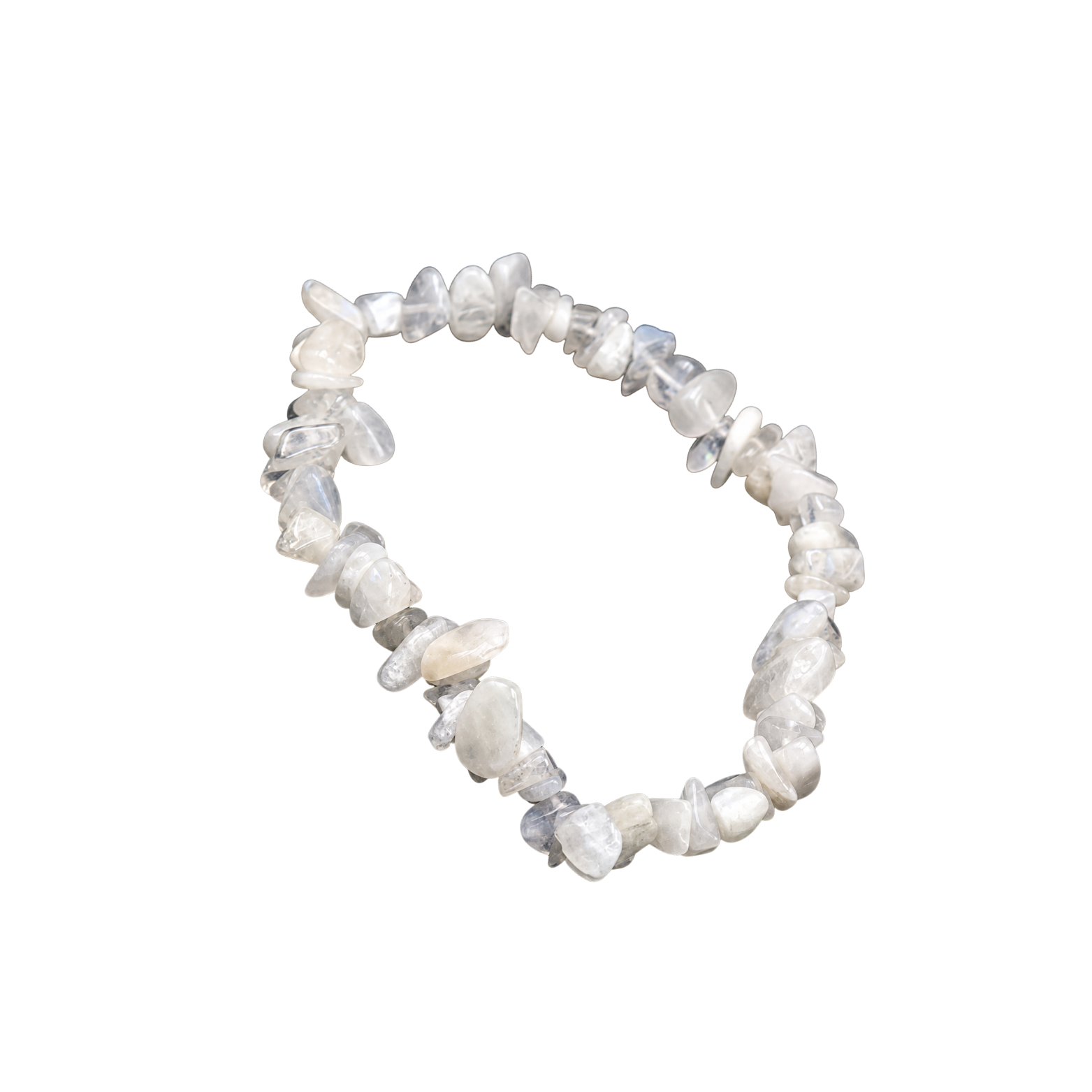 Pulsera Chip de Piedra Luna (Intuición, Calma y Energía Femenina)