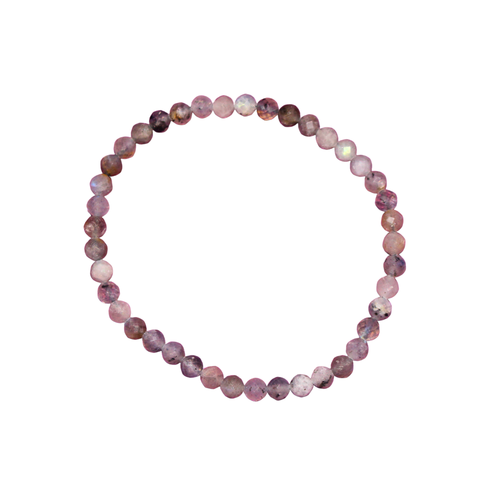 Pulsera Facetada de Labradorita 4 mm (Protección Energética, Intuición y Transformación)