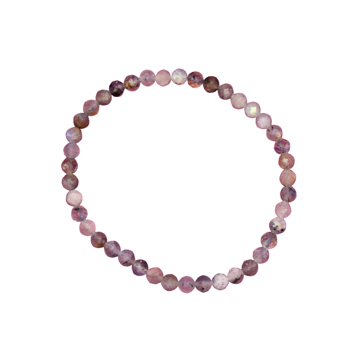 Pulsera Facetada de Labradorita 4 mm (Protección Energética, Intuición y Transformación)