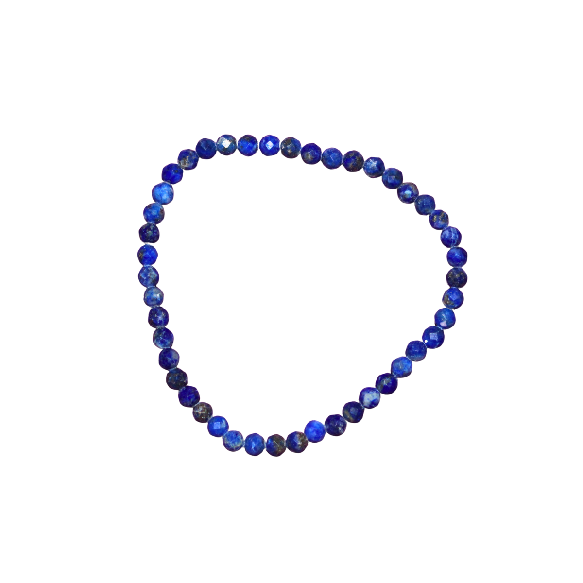 Pulsera Facetada de Lapislázuli 4 mm (Sabiduría, Protección y Comunicación)