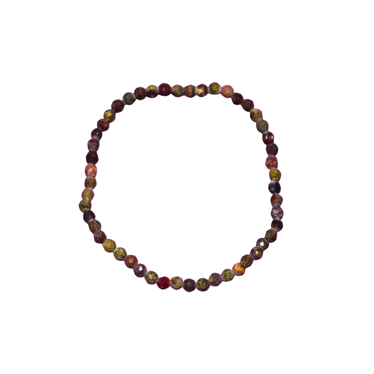 Pulsera Facetada de Sangre de Dragón 4mm (Fuerza y Renovación)