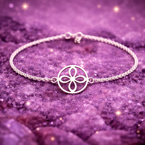 Pulsera Sigilo de la Abundancia en Plata de Ley 925 ACTIVADA (Riqueza, Prosperidad y Expansión)