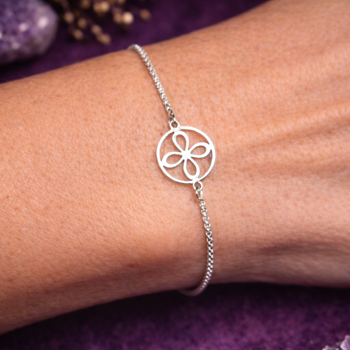 Pulsera Sigilo de la Abundancia en Plata de Ley 925 ACTIVADA (Riqueza, Prosperidad y Expansión)