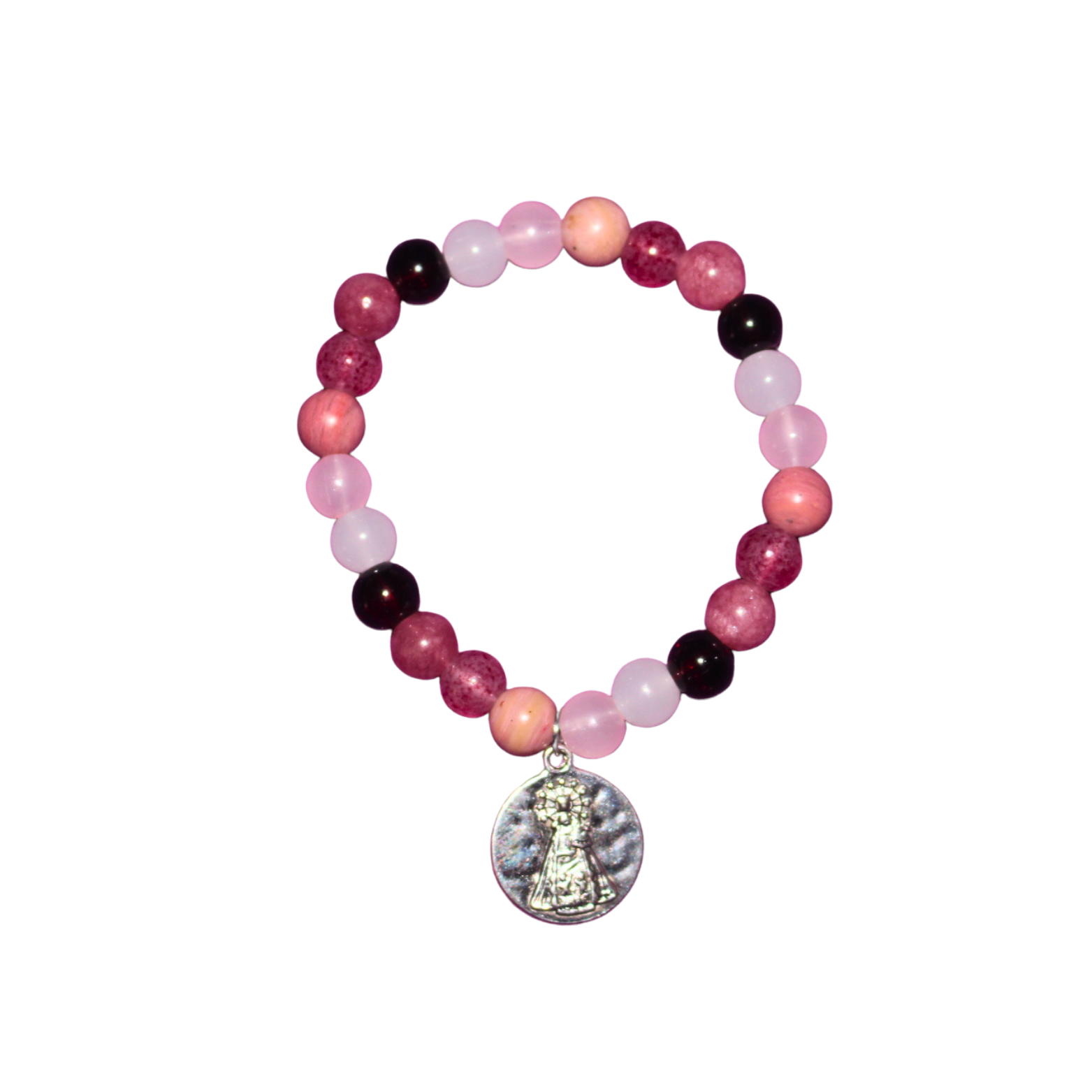 Pulsera Virgen de los Desamparados 6 mm (Salud, Protección y Consuelo)