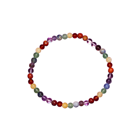 Pulsera de 7 Chakras 4 mm (Equilibrio y Armonía Energética)
