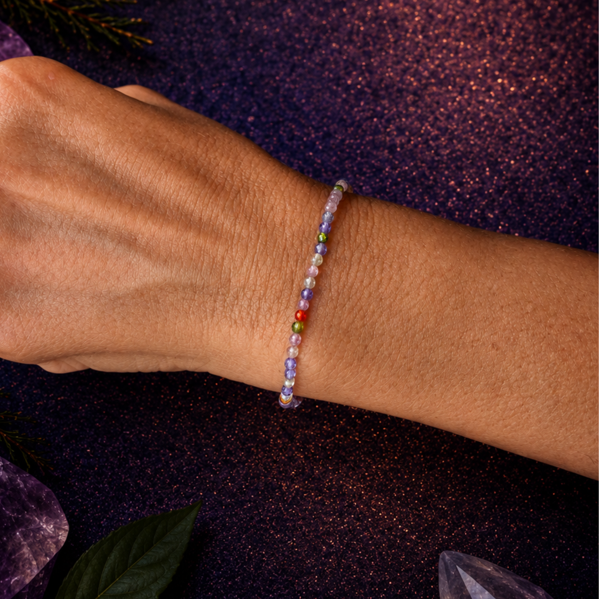 Pulsera de la Salud Multimineral 3mm con Cierre en Plata de Ley 925 – ACTIVADA (Bienestar Físico, Emocional y Energético)