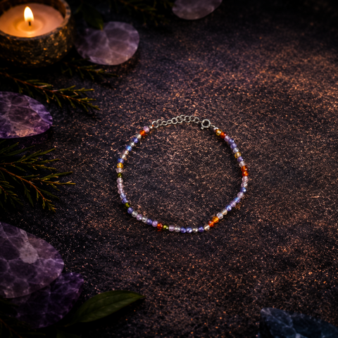 Pulsera de la Salud Multimineral 3mm con Cierre en Plata de Ley 925 – ACTIVADA (Bienestar Físico, Emocional y Energético)
