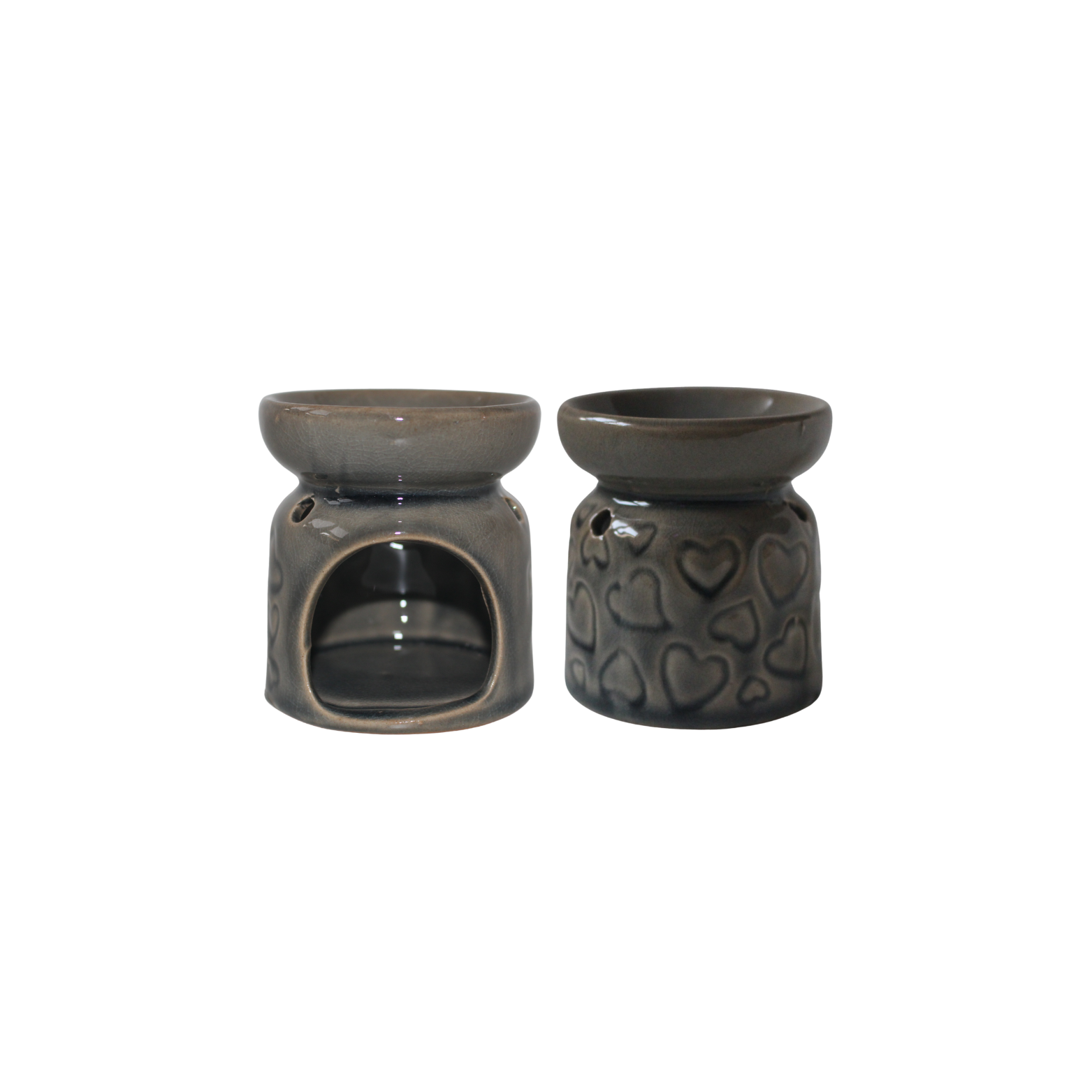 Quemador de Esencias Cerámico – Cenefa Corazón (Aromaterapia y Armonía)