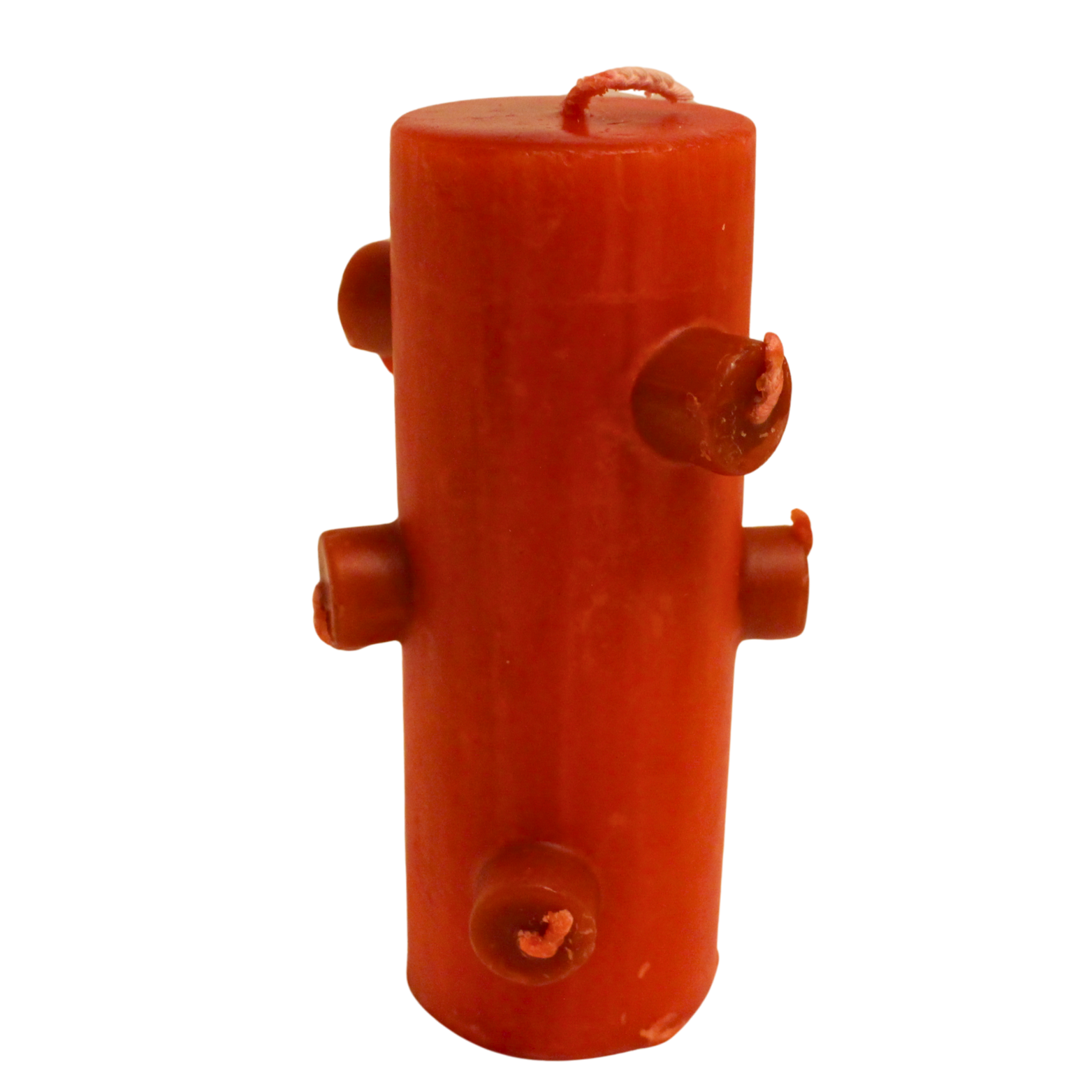 Velón 7 Mechas Rojo (Pasión, Unión y Atracción de Amor)